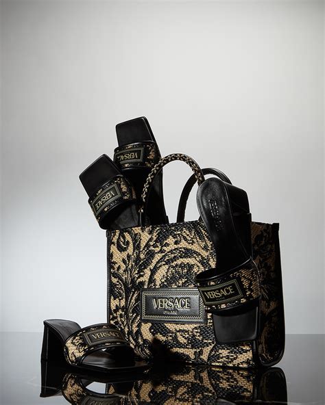 versace polyestergym bag|Versace athena bag.